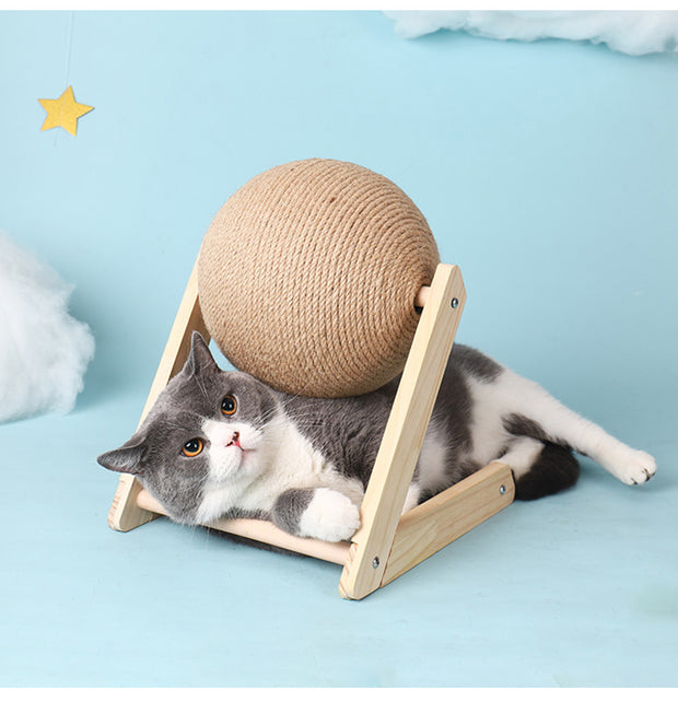 Professional Vertical Cat Toy Sisal Cat Catching Ball