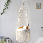 Macrame Hanging Pet Bed Macrame Cat Hammock Wall Hanging Cat Hammock Macrame Cat Bed-Pet Gifts Hammock Macrame Cat Swing