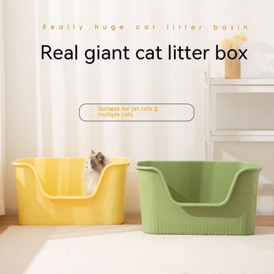 Anti-splash Integrated Cat Toilet